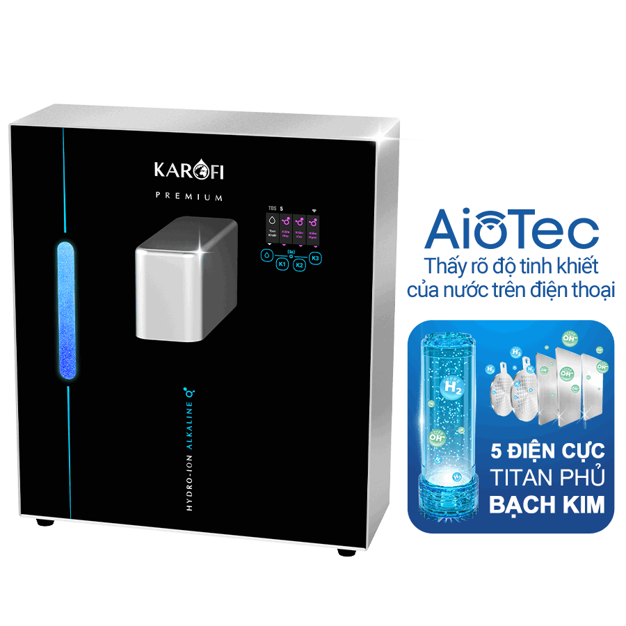 Máy chuyển đổi Hydro-ion kiềm Karofi KAE-S18